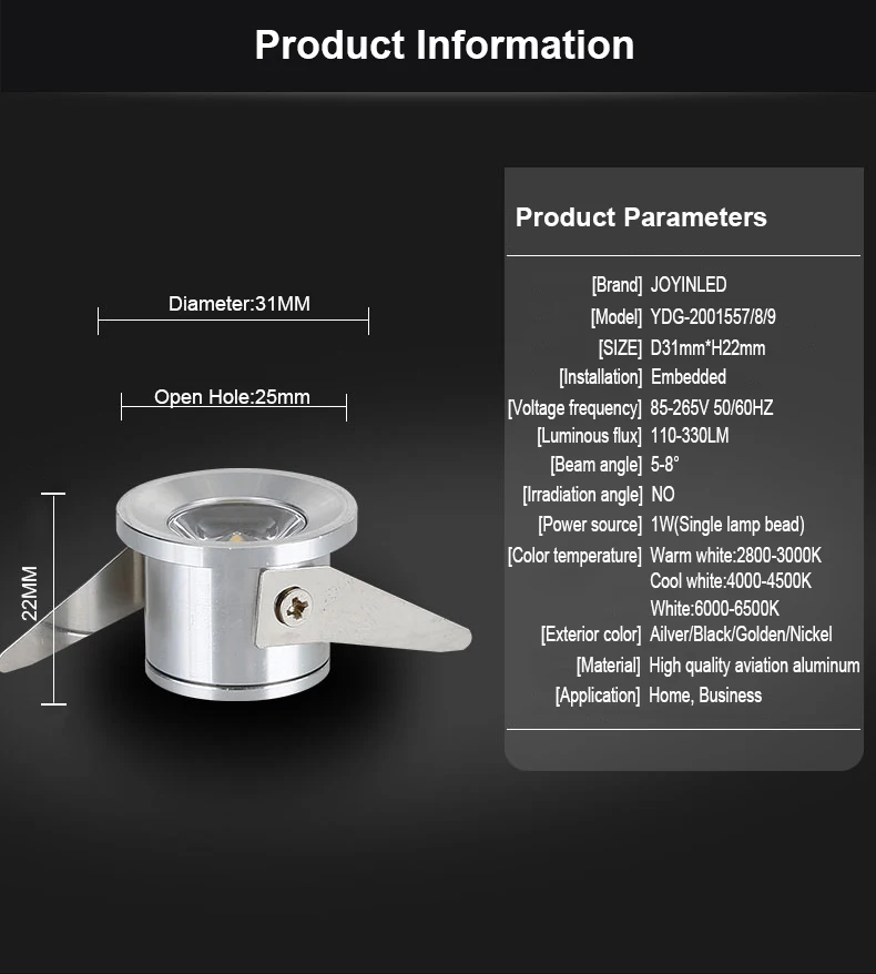 Habitação de Alumínio Refletor de Luz de Ponto para Contador Luz de Teto Novo Design Watt Recessed Led Downlight Luz 1 2 de teto downlight led luz habitação de