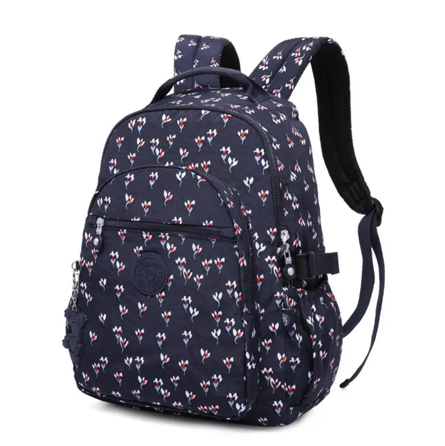 نمط Preppy المرأة على ظهره النايلون على ظهره الحقائب المدرسية للفتيات المراهقات الظهر الإناث السفر حقيبة Mochila Femini 983