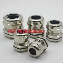 PG7 Никель латунь металл силикагель Водонепроницаемые кабельные сальники разъем обратиться к кабелю 3-6,5 мм