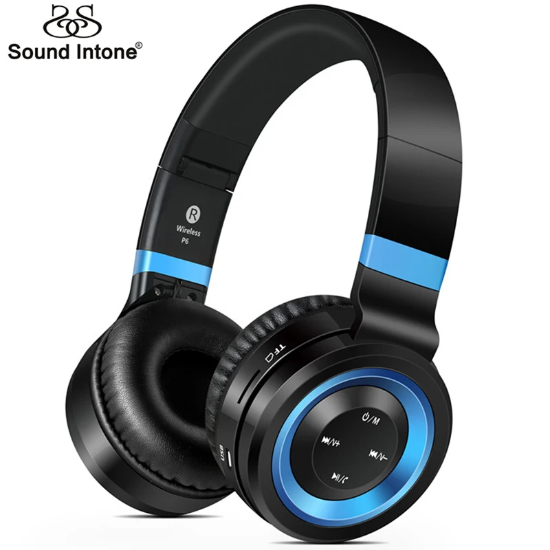 Sound Intone P6 Wireless Headsets Bluetooth 40 Headphones with Microphone Support TF Card FM Radio for MP3 Cellphones Laptop Sound Intone P6 Wireless Headsets Bluetooth 40 Headphones with Microphone Support TF Card FM Radio for MP3 Cellphones Laptop