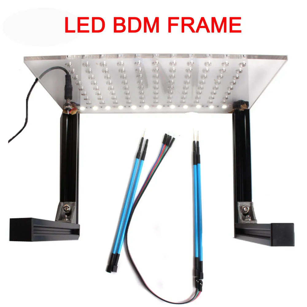 22 шт. BDM зонд адаптеры ЭБУ рампы для KESS KTAG BDM100/CMD100/FGTECH V54 Led BDM рамки полный набор ЭКЮ программист - Цвет: LED BDM FRAME