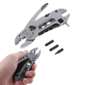 

Multitool Pliers Pocket Knife Screwdriver Set Kit Adjustable Wrench Jaw Spanner Repair Survival Hand Multi Tools Mini Hand Tools