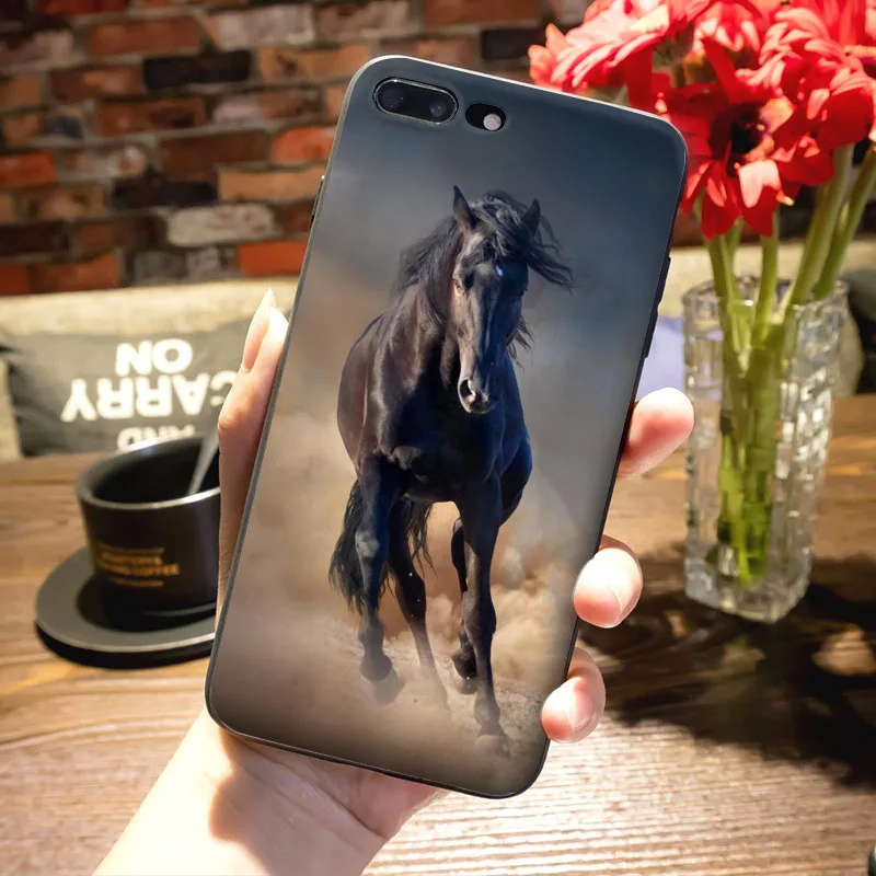 MaiYaCa бегущие лошади и слоны aimal чехол для телефона iPhone 8 12pro 6 6S Plus X XS MAX XR 5S SE 11pro max Coque