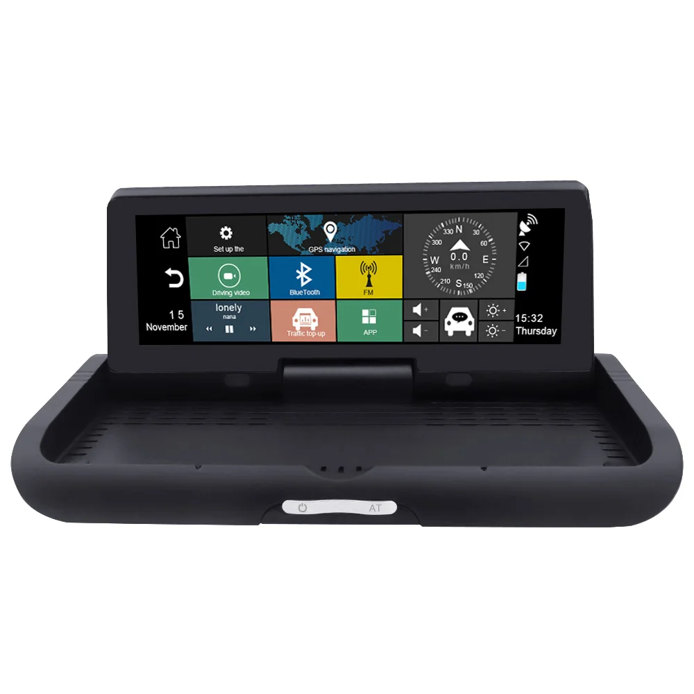 4G gps Android 5 1 Wi Fi Bluetooth SIM карты приборной панели P 1080 DVR двойной объектив заднего вида