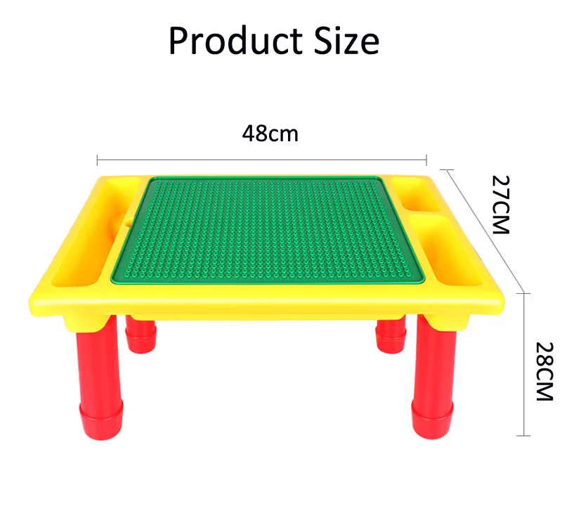200/500 PCS Blocks+ Desk Bricks Creative Classic Block Desk With Baseplate Educational Toy For Kids compatible with Legoed block 200/500 PCS Blocks+ Desk Bricks Creative Classic Block Desk With Baseplate Educational Toy For Kids compatible with Legoed block