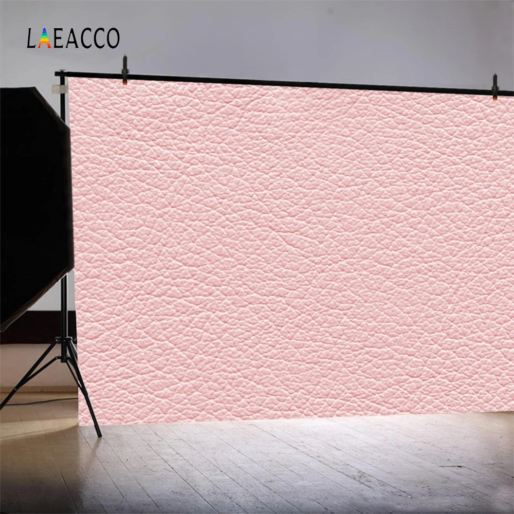 Laeacco розовые однотонные кожаные текстурные фоны для портретной фотосъемки