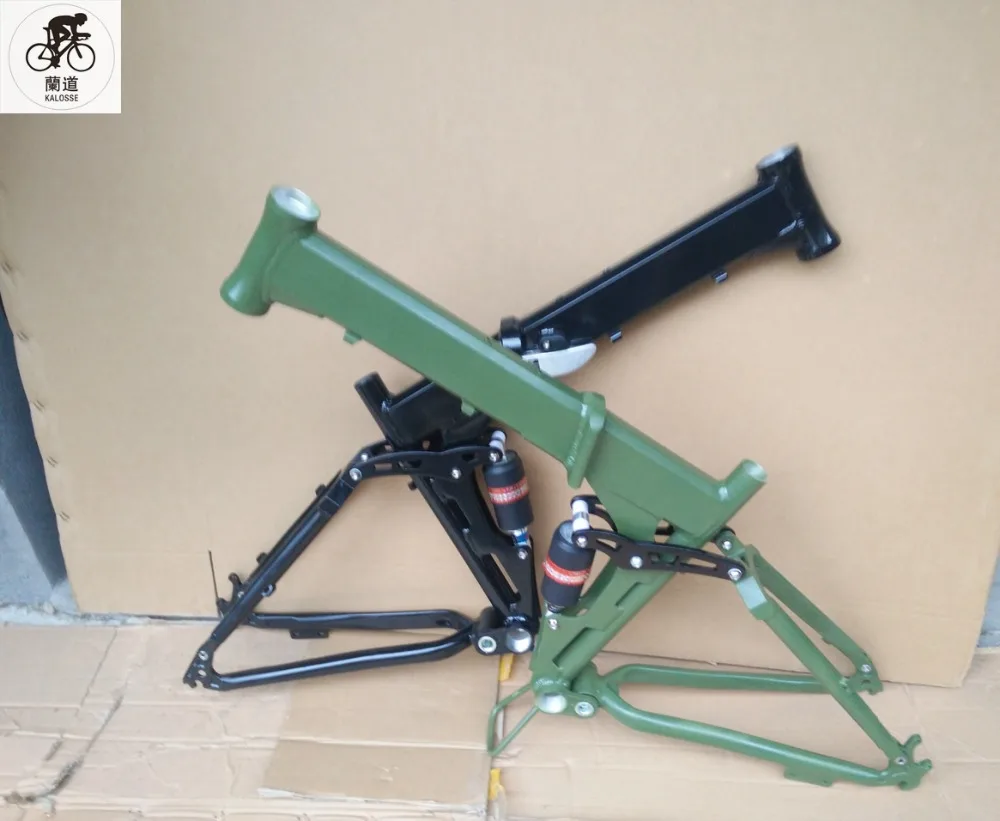 Excellent Kaloss  Bicycle Folding  frame  Bike accessories ,aluminum alloy  frame , 26*17 inch Mountain bike frame 0