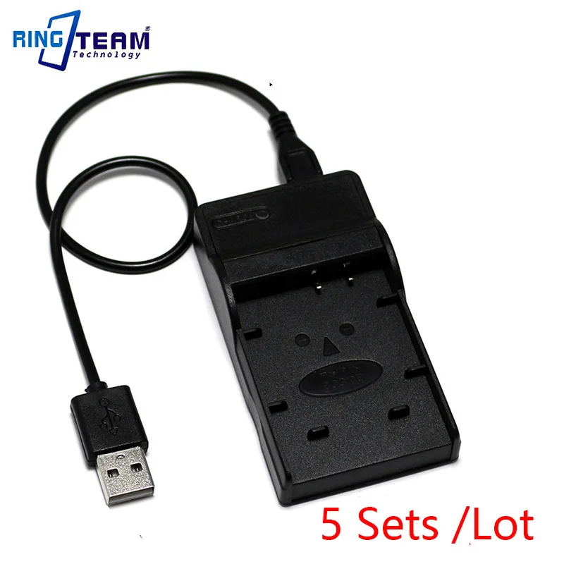 5x USB зарядное устройство для фотоаппарата головного света BCG10PP подходит DMC ZX1 ZX3 TZ6