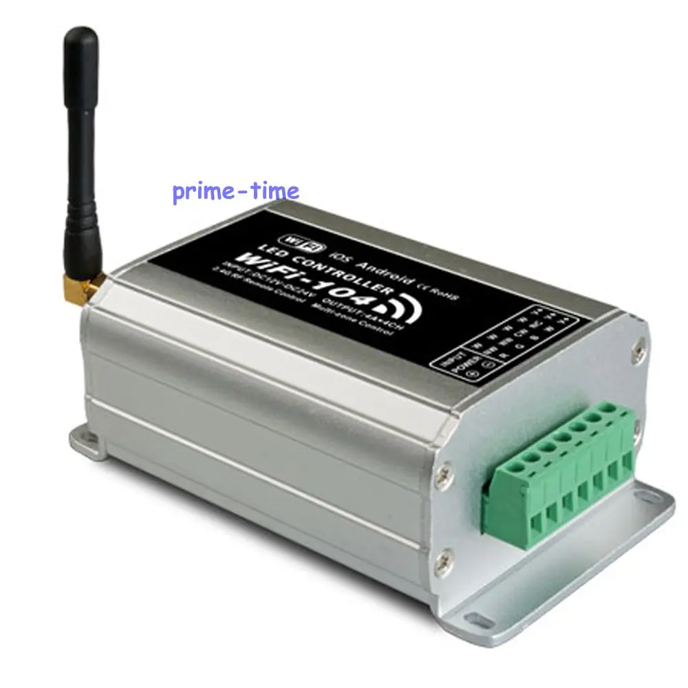 LTECH WiFi 104 LED wifi controller with M12 IR remote;2.4GHz Wi Fi