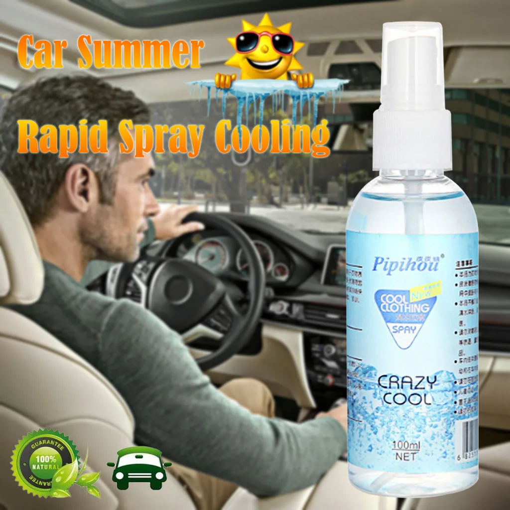 

100ML Car Compartment Rapid Coolant Cool Down Car Universal Cooling Spray Cooling Agent Washing Cooling Spray Liquid