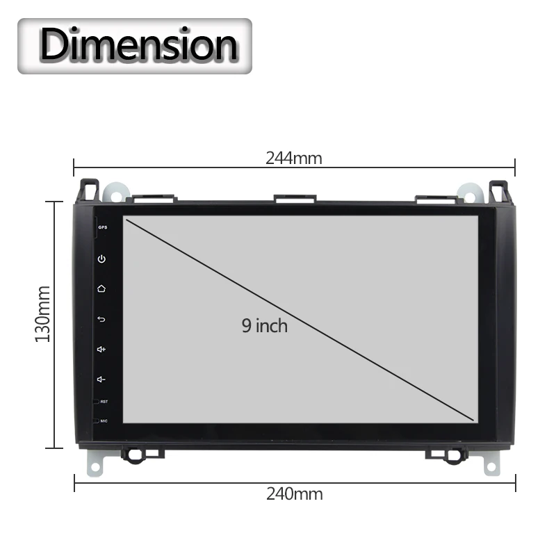 Cheap 9" Android 9.0 4G RAM Car dvd for Mercedes/Benz/Sprinter/W209/W169/B200/A-class/W169/B-class/W245/B170 car radio GPS navigator 3 Cheap 9" Android 9.0 4G RAM Car dvd for Mercedes/Benz/Sprinter/W209/W169/B200/A-class/W169/B-class/W245/B170 car radio GPS navigator 3
