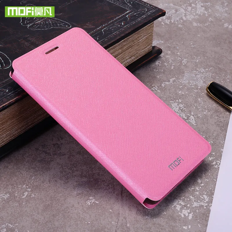 Чехол для Xiaomi Mi Play, силиконовый флип-кейс, кожаный чехол Xiomi, Mofi для Xiaomi Mi Play, чехол Xaomi 360, противоударный чехол из ТПУ - Цвет: pink