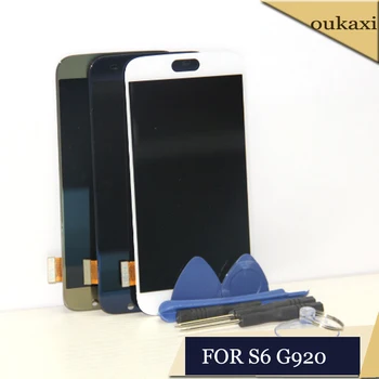 

G920F LCD For SAMSUNG Galaxy S6 G920 G920F LCD Display Touch Screen Digitizer Assembly Replacement Tracking No.