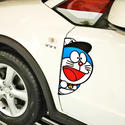 Etie мультфильм автомобиль Стикеры аксессуары Симпатичные Doraemon Наклейка украшения для мотоцикла Mazda Opel Audi Smart поло Mini Volkswagen