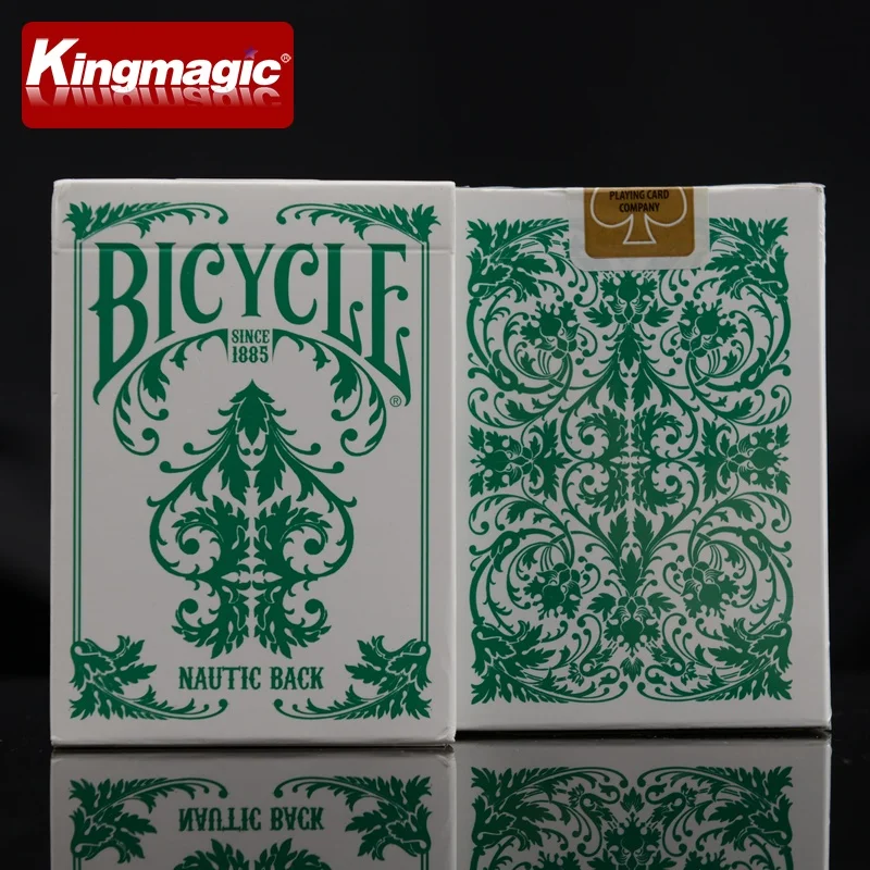 

Emerald Nautic Bicycle Nautic Deck - USPCC Playing Cards Magic Tricks Magic Props