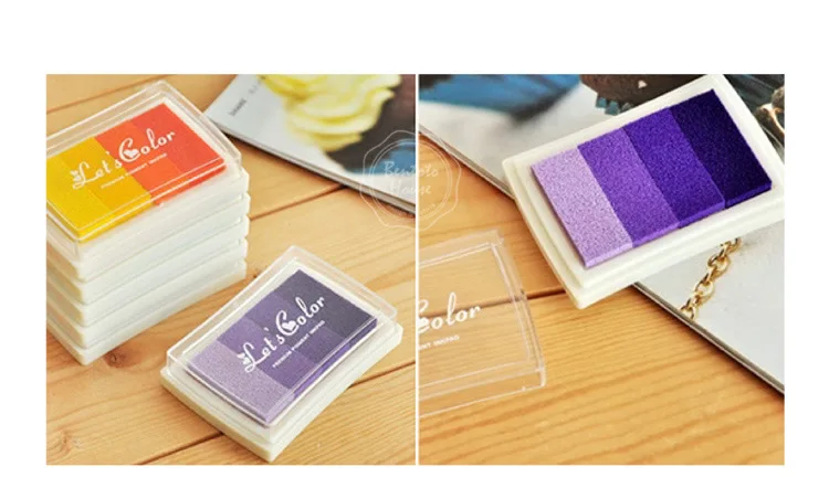 Карамельный цвет печать Plgment Inkpad Cera паста для печатей учителя Скрапбукинг DIY ремесло почтовые штамп Pad Декор