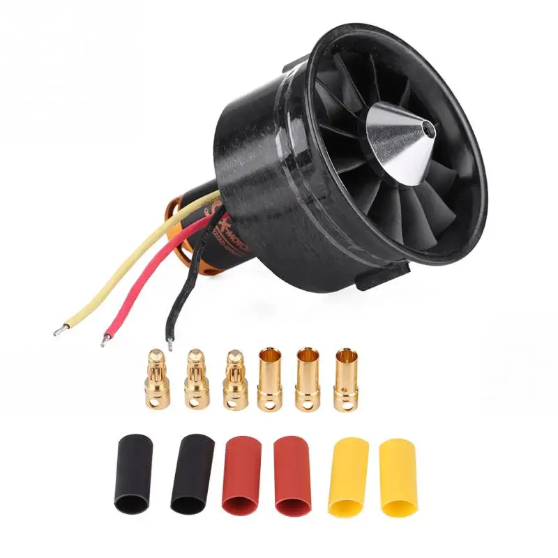 RC Airplane Motor 1PC 2200KV/2400KV/3800KV 64mm Ducted Fan 12 Blades 3-6S Motor Accessory for RC Airplane Aircraft RC Airplane Motor 1PC 2200KV/2400KV/3800KV 64mm Ducted Fan 12 Blades 3-6S Motor Accessory for RC Airplane Aircraft