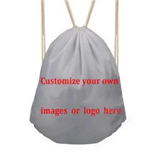 ELVISWORDS Drawstring Bag Customized Schoolbag Printing Mochila Feminina Daily Sackpack For Teenager Girls Boy School Backpack ELVISWORDS Drawstring Bag Customized Schoolbag Printing Mochila Feminina Daily Sackpack For Teenager Girls Boy School Backpack