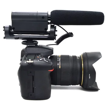 

Pro Anti-shock DV Stereo Microphone Mic for Canon DSLR 5DII 3 7D D800 D7000