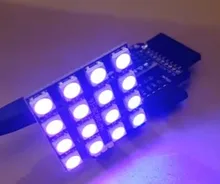 WS2812B 5050 RGB LED 4×4 16Bit RGB LED with Integrated Drivers For Arduino