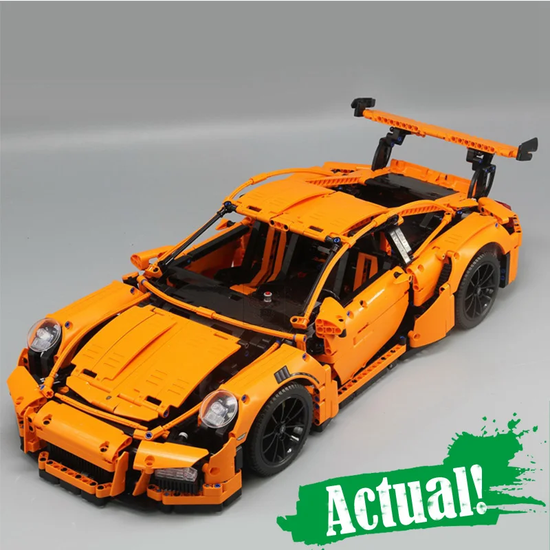 

lepin 20001 20001b technic series 3368 race car bricks 42056 model building kits blocks model toys for children as brithday gift