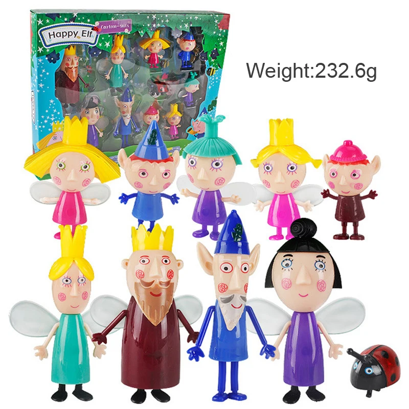 New arrived Little Kingdom Ben Holly Action Figure 2-9cm PVC Figurines Ben and Holly Little Kingdom Mini Figures Toys Kids Gift (7)