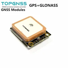 3.3-5V TTL GPS Modue GPS GLONASS dual mode M8n GNSS Module Antenna Receiver,built-in FLASH,NMEA0183 FW3.01 TOPGNSS