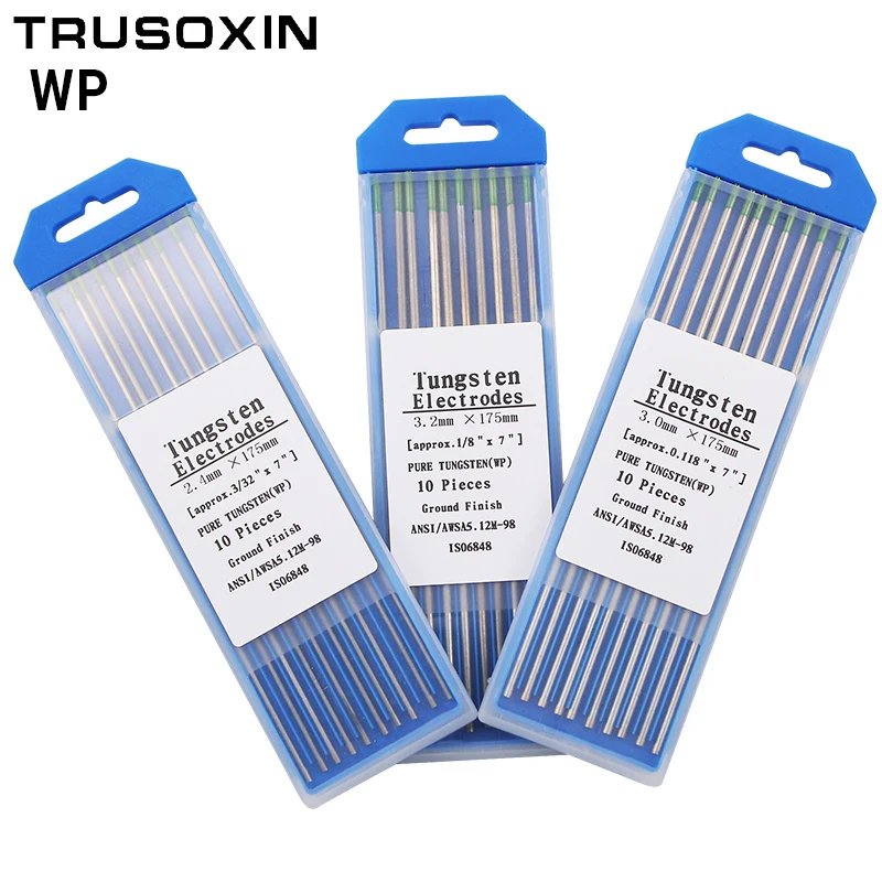 

10pcs red color code 2.0 * 150 Thorium tungsten electrode head tungsten needle/rod for the welding machine with TIG function