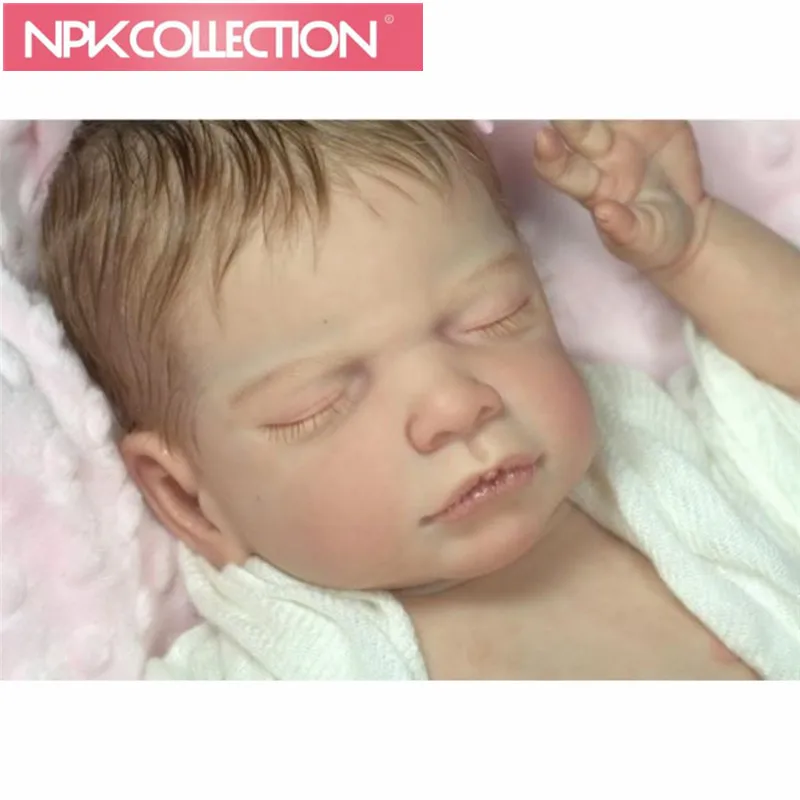 

Rare limited edition Reborn Doll DIY Unpainted Kit silicone mold super Soft and realistic High quality