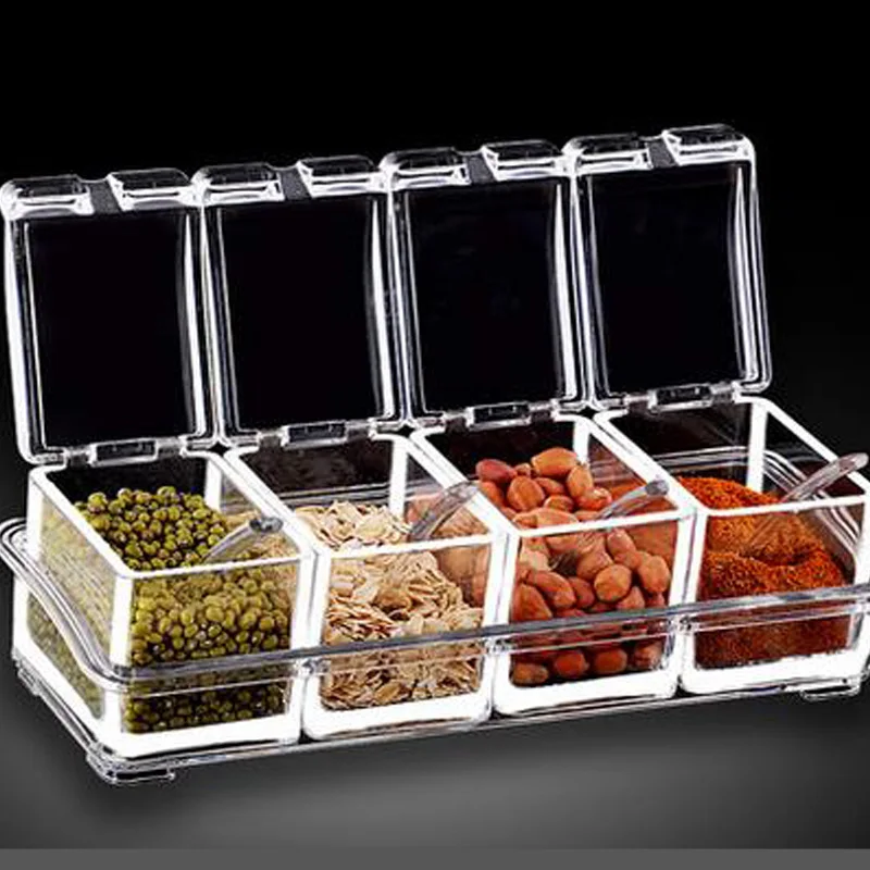 Приправа, горшок прозрачный акриловый приправы коробка сахарница Банки Набор для приправ для кухни Инструменты Бутылки приправой графинчи... Приправа, горшок прозрачный акриловый приправы коробка сахарница Банки Набор для приправ для кухни Инструменты Бутылки приправой графинчи...