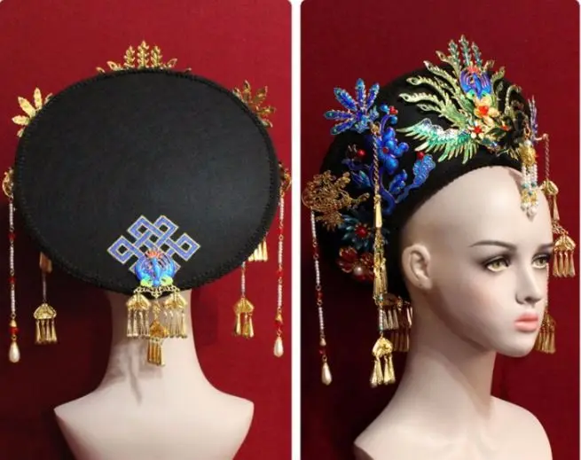 14 видов конструкций династии Цин принцесса или императрица шляпа Мао Диан Горячая драма волос Тиара Руи Королевская любовь Чжэнь Хуань дизайн фотографии