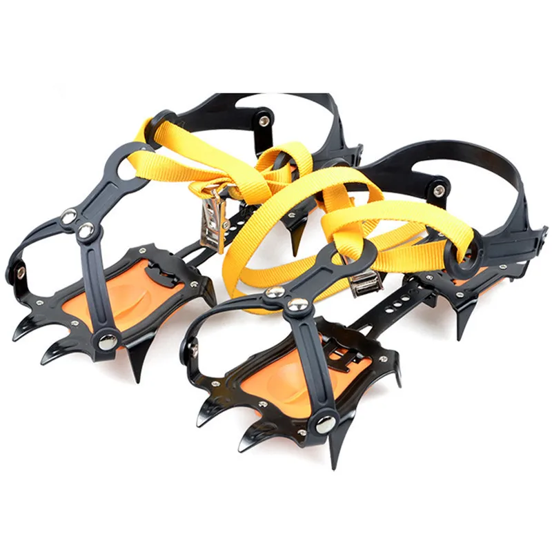 10 tooth mountaineering crampons climbing crampons strap style large