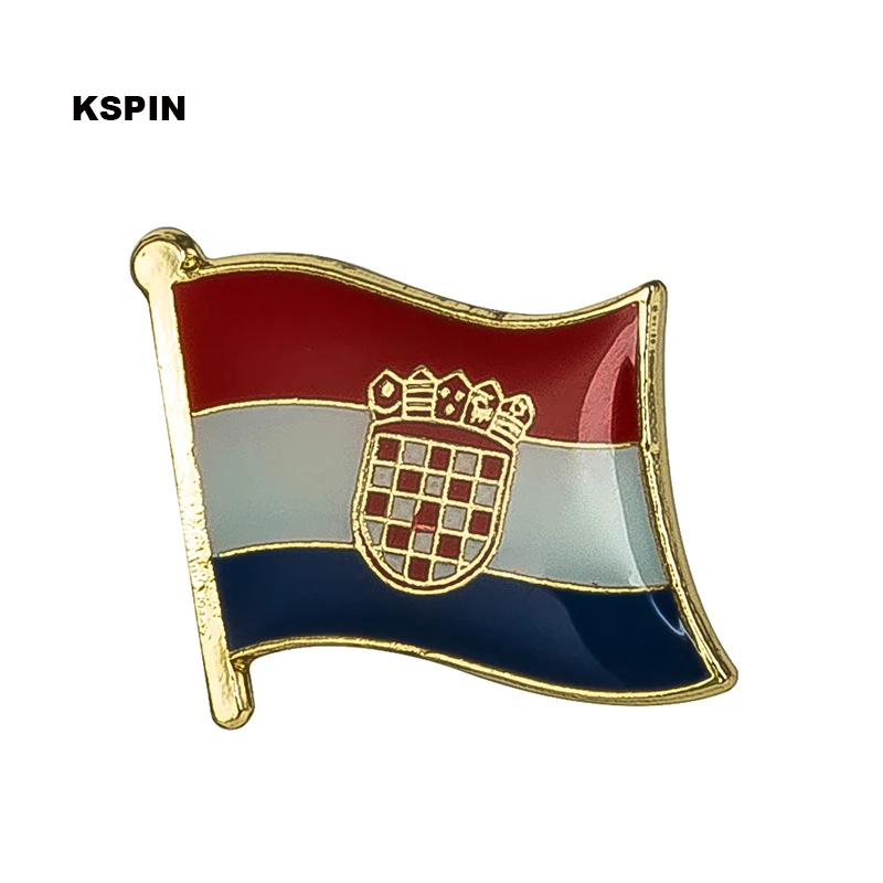 

Croatia flag pin lapel pin badge 10pcs a lot Brooch Icons KS-0095