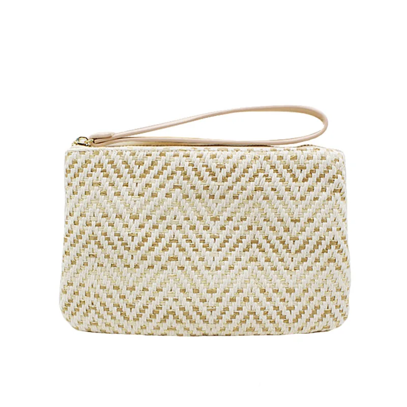 Women Clutch Bags Female INS Popular Summer Beach Straw Bag Lady Travel Mini Messenger Bags Casual Knitted Bolsa Tote SS0399 (5)