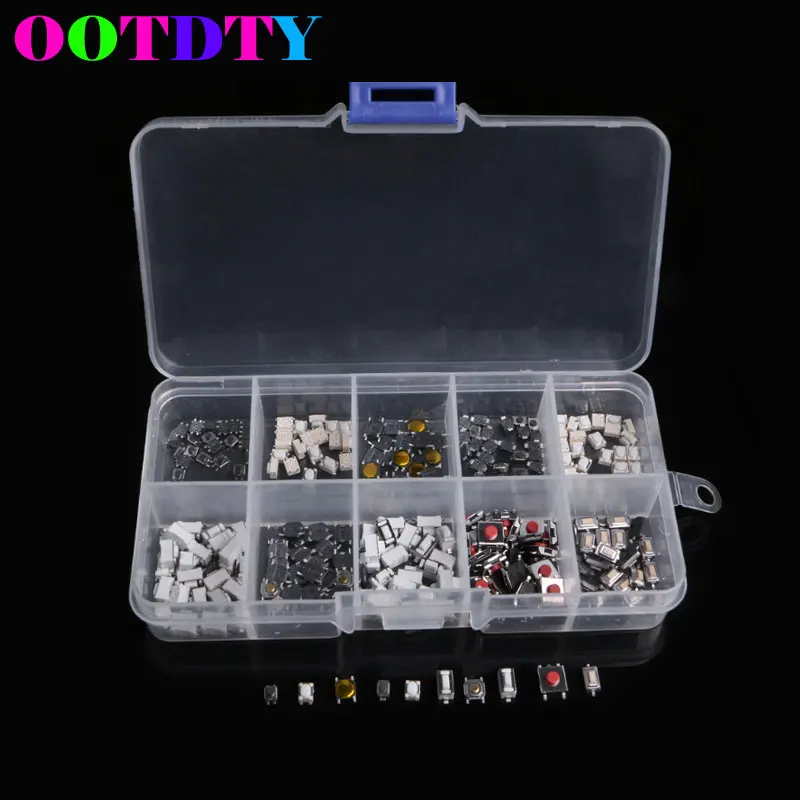 

250Pcs Tactile Push Button Touch Switch Remote Keys Microswitch