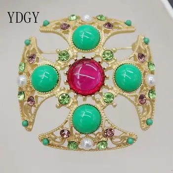 

YDGY Baroque Creative Geometry Pin Fashion Female Lamille PIN Wedding Accessories Female Jewelry 2019 New