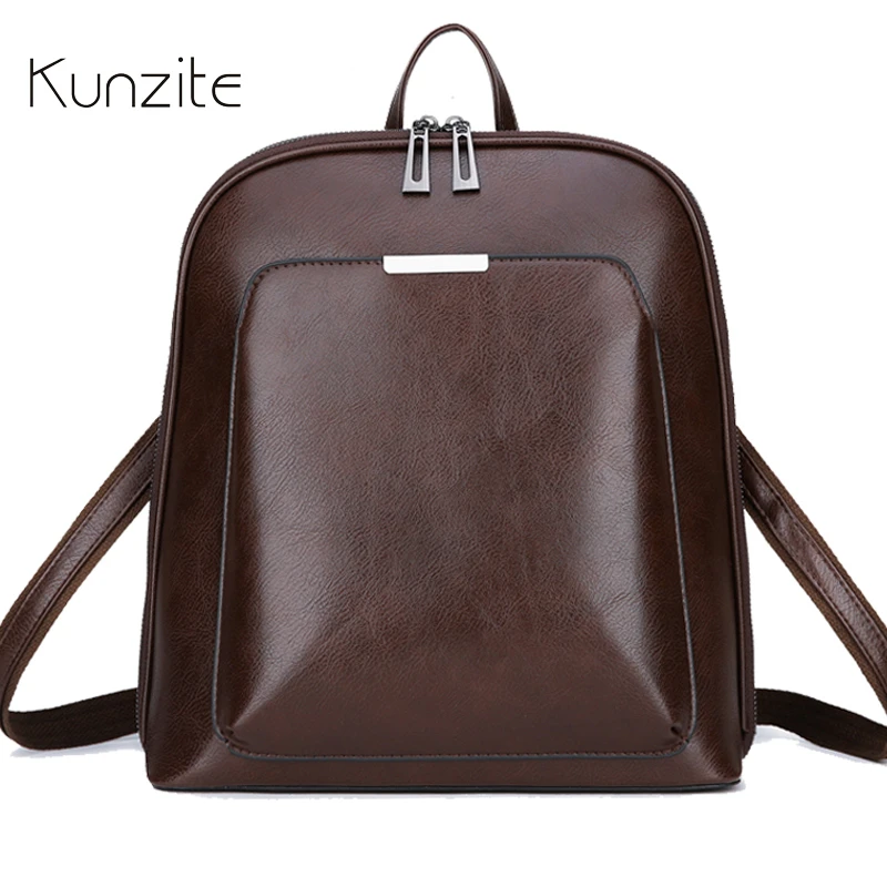 

Vintage Backpack Female Brand Leather Women's backpack Large Capacity School Bag for Girl Leisure Shoulder Bag for Women mochila