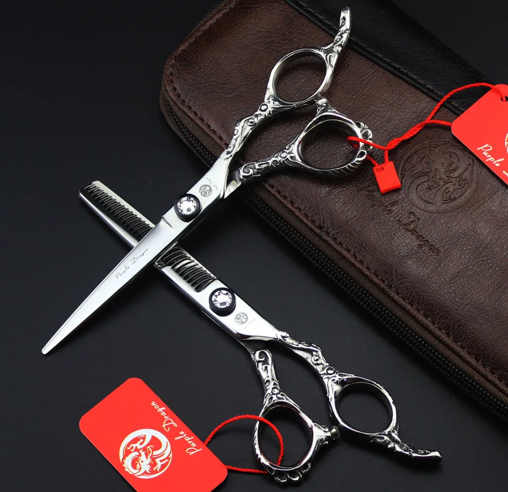 Zi 6.0 inch Gemstone Maya series handle hair scissors barber scissors