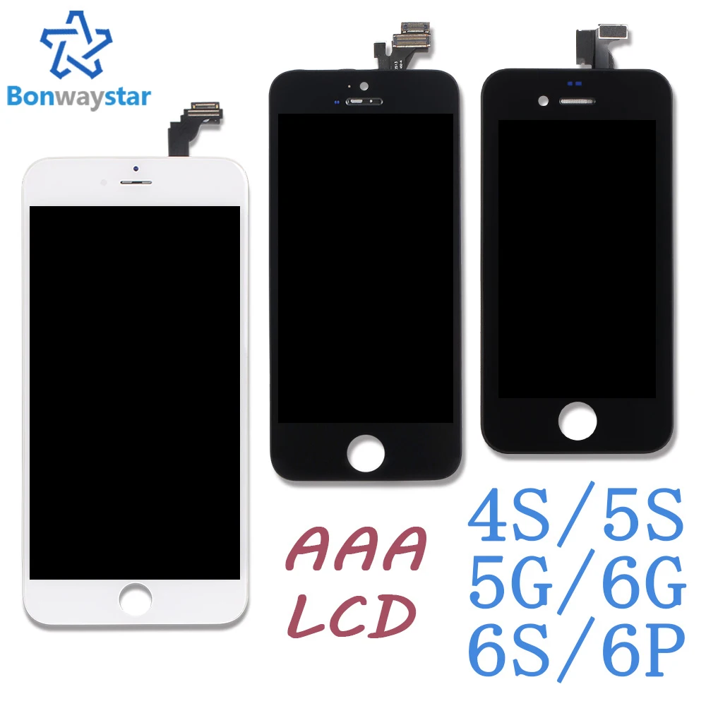 

AAA LCD Display for iphone 6 5s 7 Screen Touch Digitizer Assembly LCD Screen For iphone 4s 5 6 plus Replacement Parts + tools