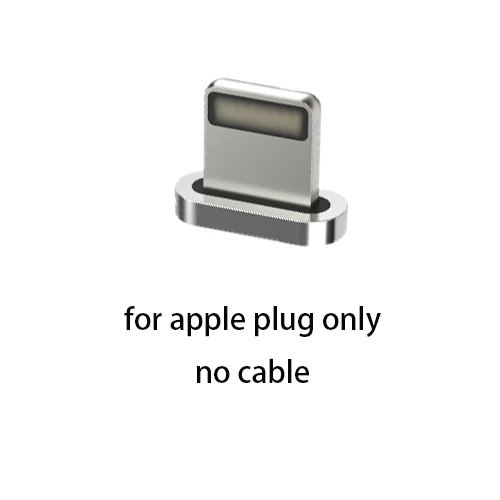 WSKEN Lite1 микро USB кабель Быстрая зарядка Магнитный кабель USB Магнитный кабель для зарядного устройства для iPhone type-c USB-C кабель 1 м - Цвет: For Apple Plug