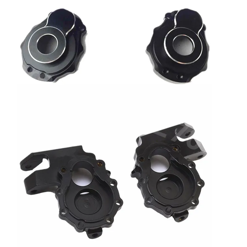 RC Cars Alloy Axle Gear Box Cover Steering Cup Cover 8290 Steering Knuckles 8252 For 1/10 Traxxas TRX-4 TRX4 4WD RC Crawler Car