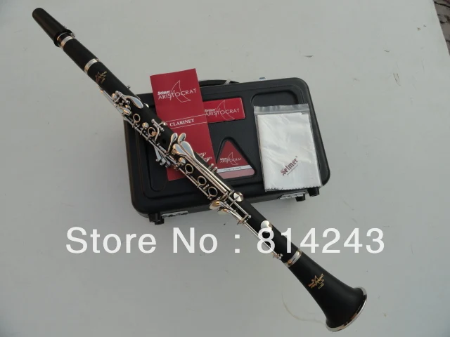 Cheap Brand Selmer Bb Clarinet Drop B Bakelite Tube Clarinet 17 Key Nickel Plated Clarinete Professional Musical Instrument With Case