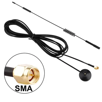 

1pcs 4G LTE GSM 2.4G 3G 7DBI TS9 SMA CRC9 Antenna with Magnetic Base Extension Suction cup antenna