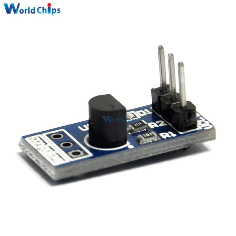 

DS18B20 Temperature Sensor Temperature Measurement Module For Arduino Power Indicator Pull-up Resistor