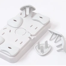 8 шт./компл. Детская безопасность Plug Электрическая безопасность ребенка электрический штекер специальный ключ; высокотемпературные устойчивые материалы