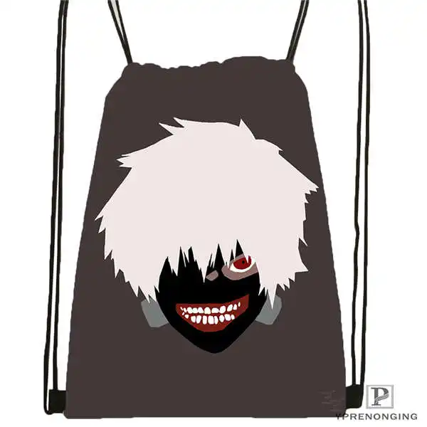 Drawstring Backpack На заказ kaneki by sephnir походная сумка на шнурке милый рюкзак для детей(черная спинка) 31x40 см#20180611-02-89 - Цвет: Drawstring Backpack
