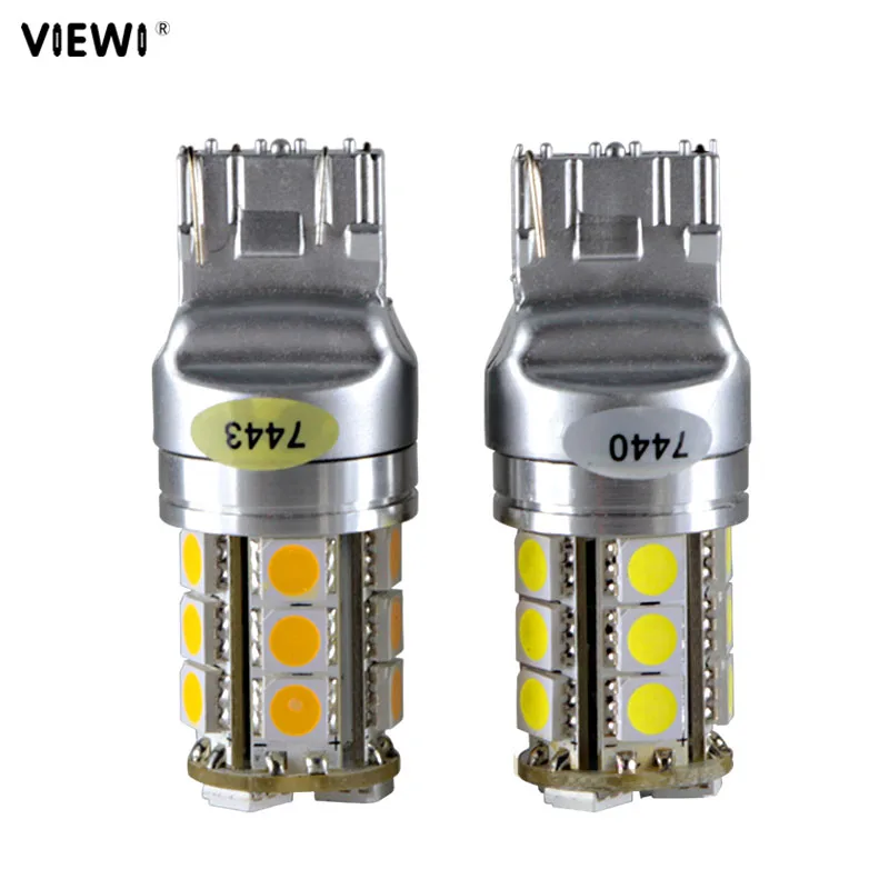Светодиодсветодиодный лампа T20 LED W21W W21/5W WY21W 7440 7443 светодиодная Одиночная 12 В 24 4 Вт