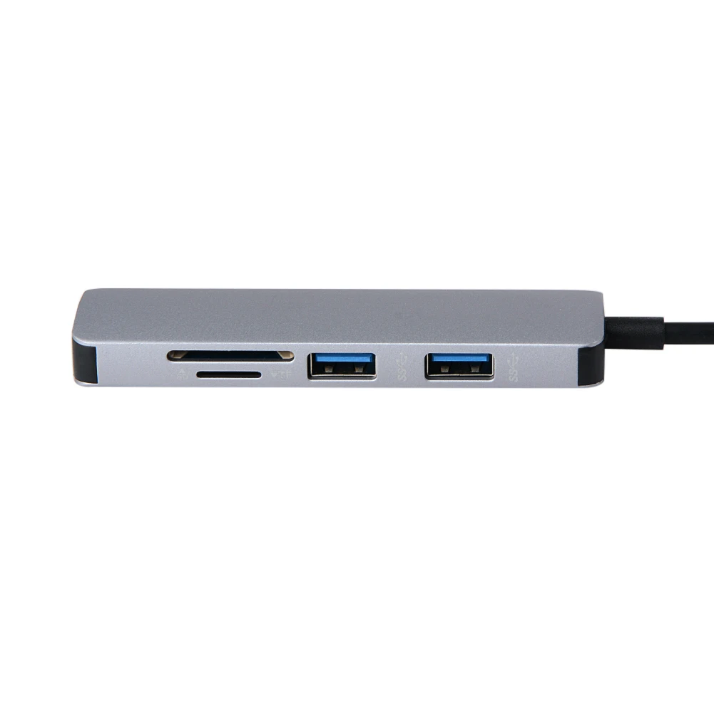 USB Type C HUB алюминиевый на 3 порта 0 устройство для чтения TF карт конвертер кабель