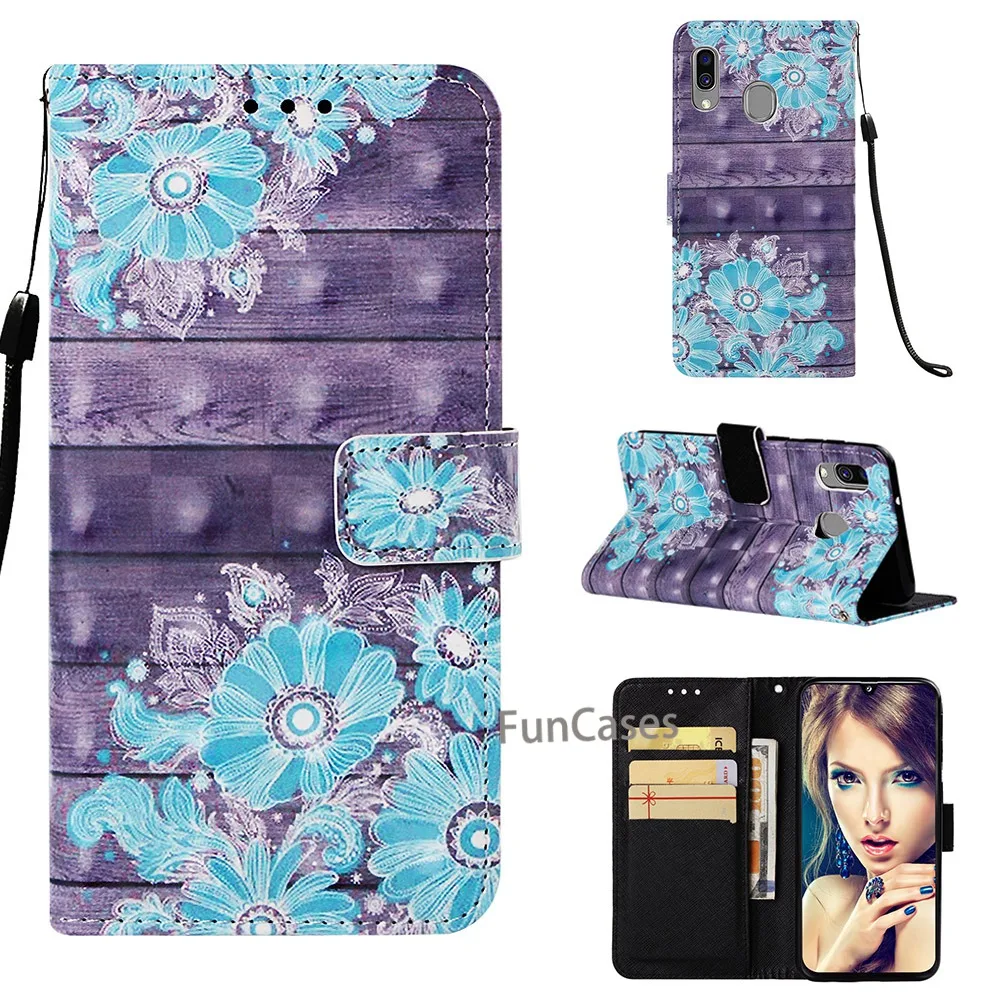 

For Samsung A40 Case Flip Luxury PU Leather Back Cover Phone Case For Samsung Galaxy A40 A 40 GalaxyA40 A405F A405 SM-A405F Case