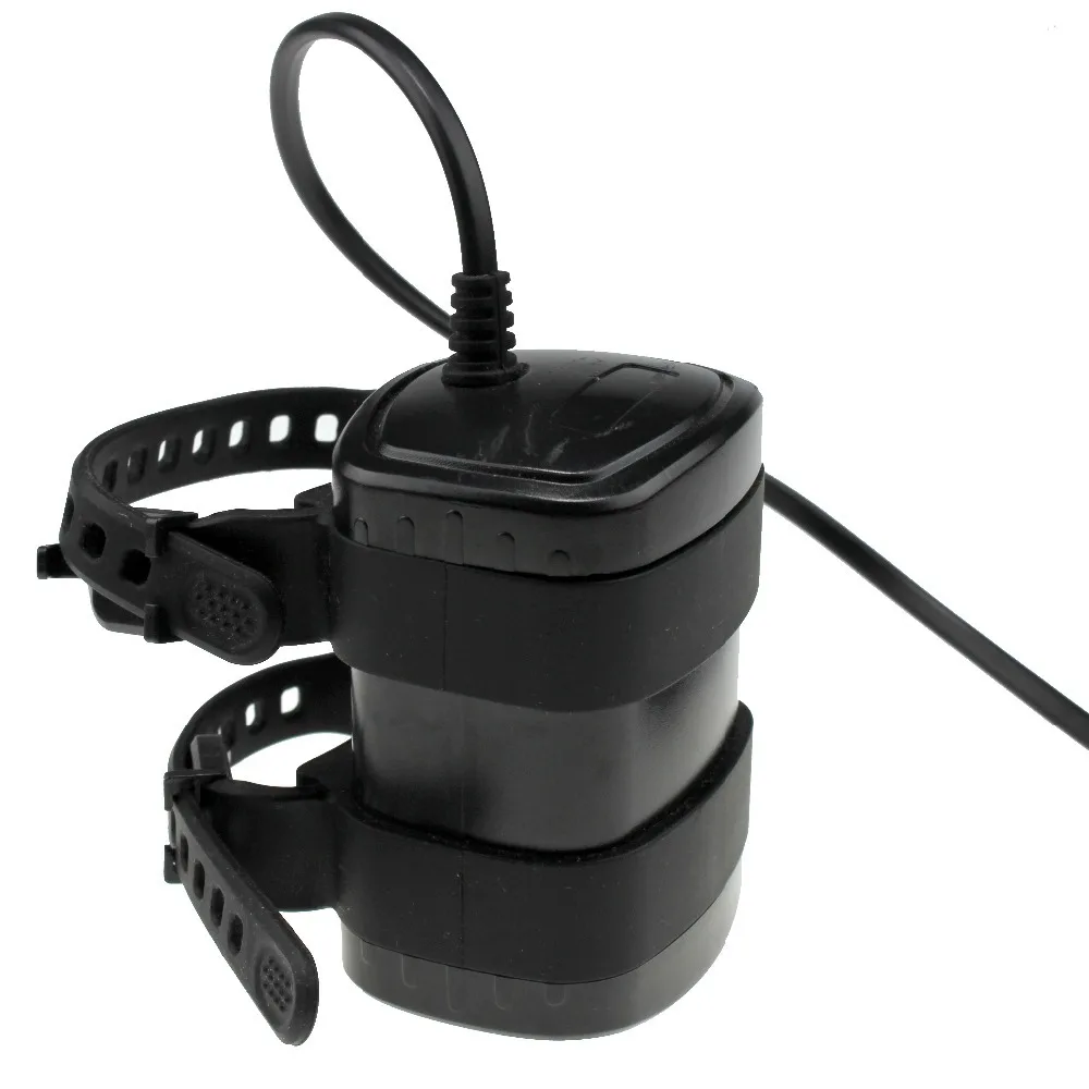 Waterproof 8.4V 6600mAh 6*18650 Rechargeable Battery Pack Bicycle Light